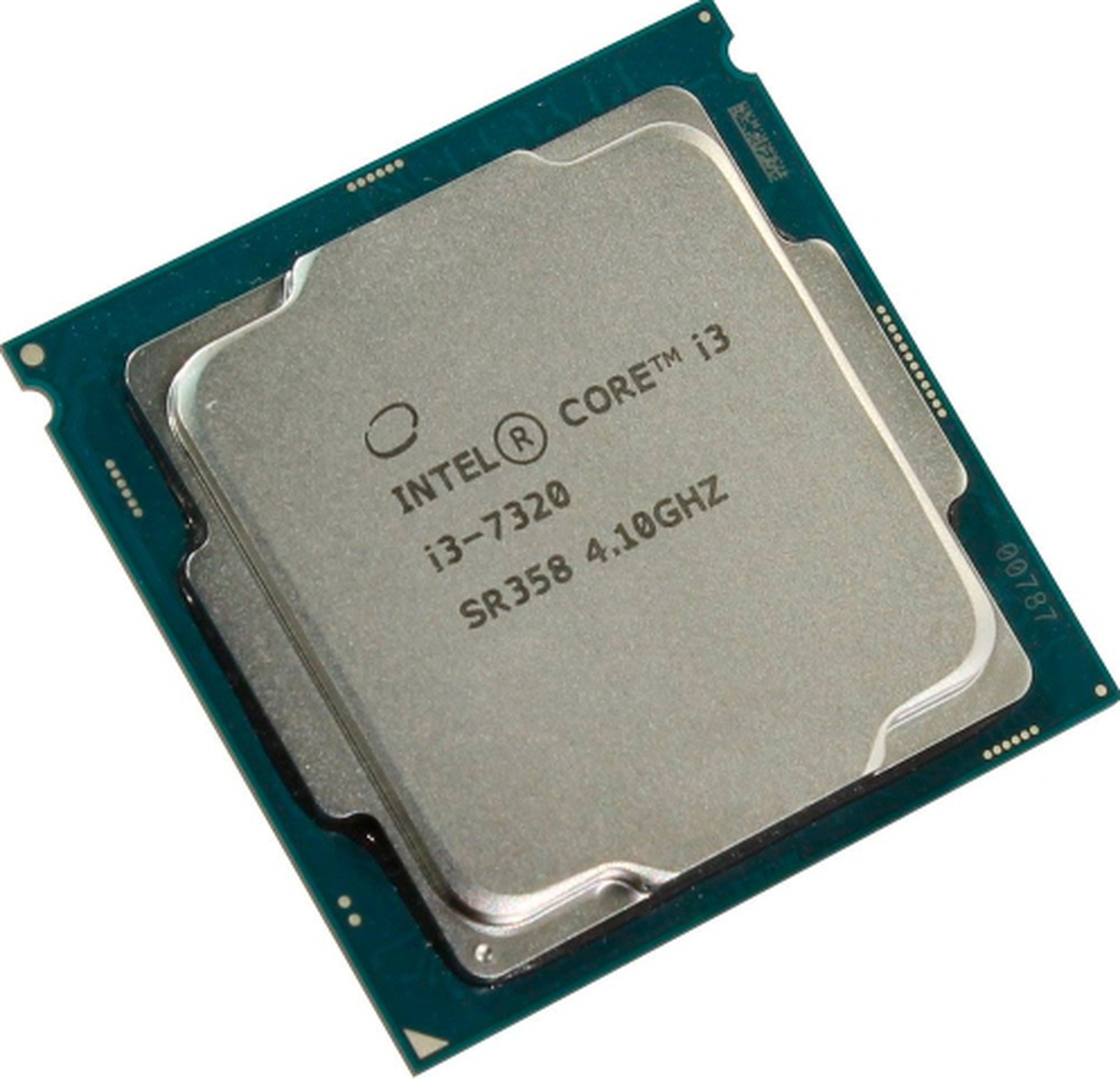 Процессор Intel Original Core i3 7320 Soc-1151 (CM8067703014425S R358) (4.1GHz/Intel HD Graphics 630) OEM фото