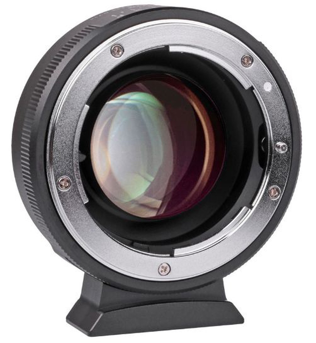 Адаптер Viltrox NF-M43X с Nikon F на Micro 4/3 0.71х (спидбустер) фото