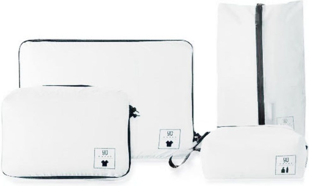 Набор упаковочных сумок для чемодана 90 Points Base Storage Bag Set (4 шт) Белый фото