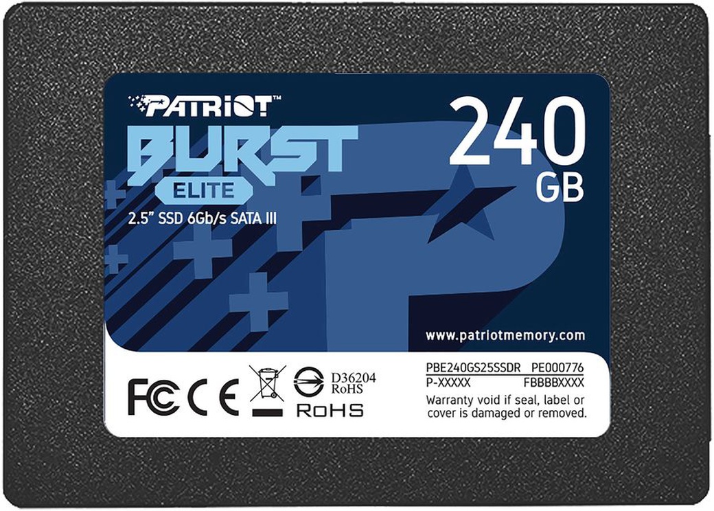 Жесткий диск SSD 2.5" Patriot Burst Elite 240Gb (PBE240GS25SSDR) фото