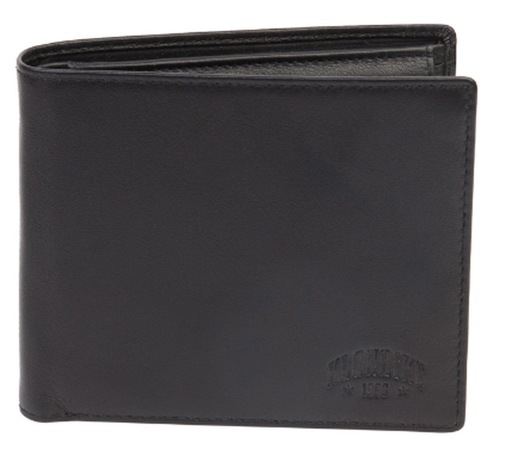 Бумажник Klondike Claim, черный, 12х2х10 см фото