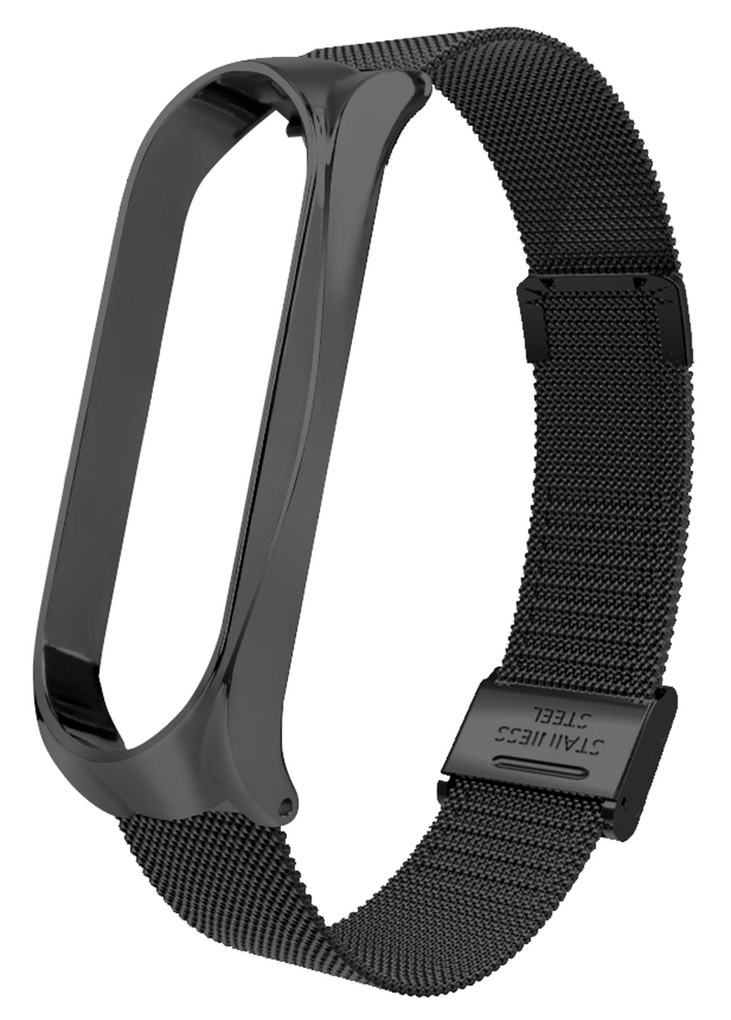Ремешок для браслета Bakeey для Xiaomi Mi Band4, нержавеющая сталь черный фото