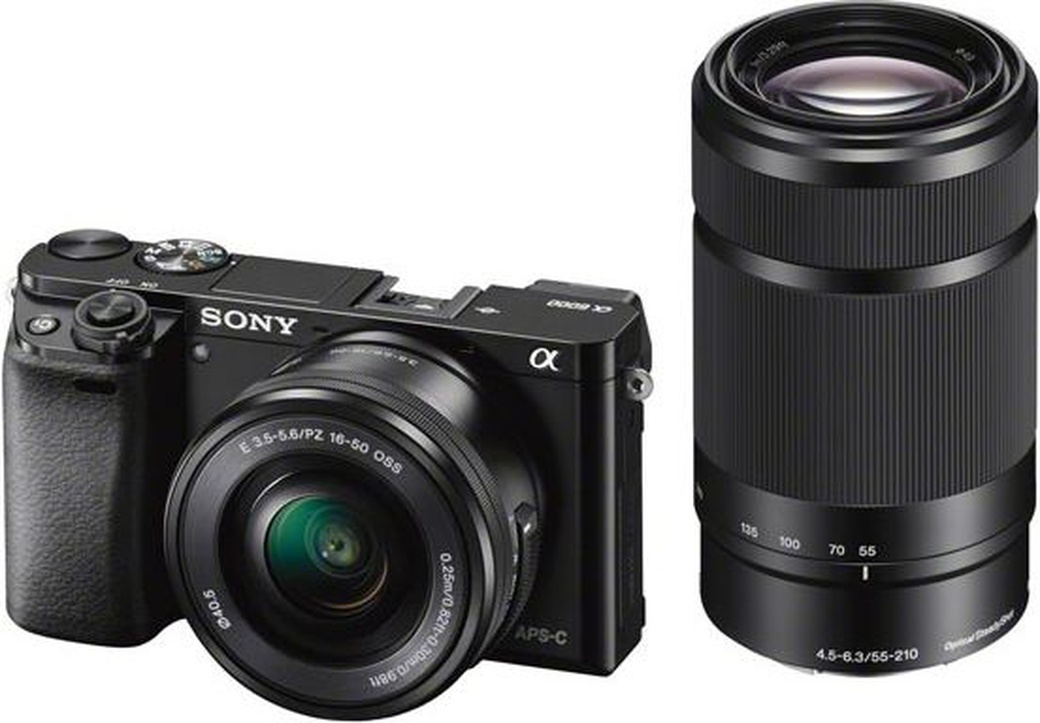 Фотоаппарат Sony Alpha A6000 Kit 16-50 f/3.5-5.6, 55-210 f/4.5-6.3 E фото