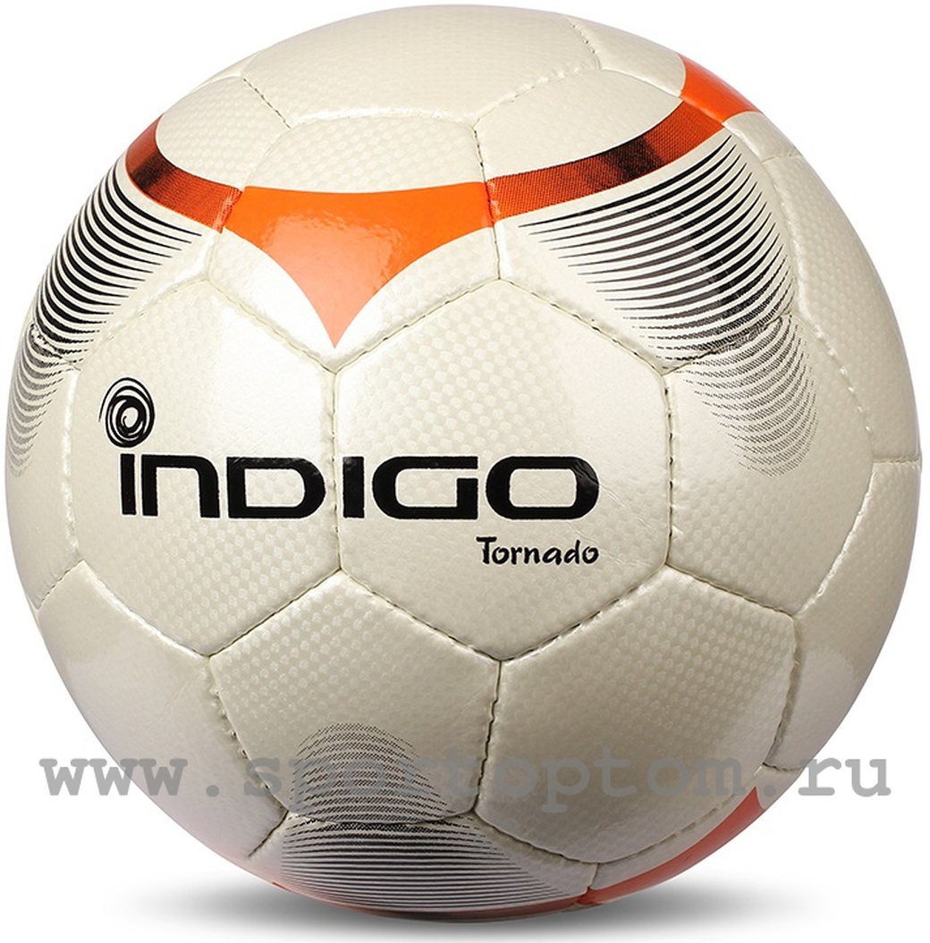 Мяч футбольный №5 Indigo TORNADO C00 фото