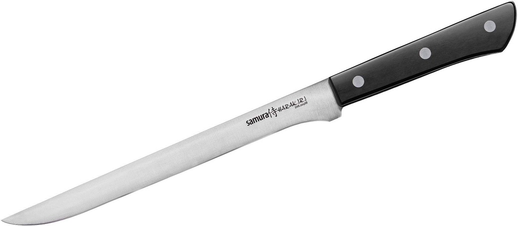 Нож кухонный Samura HARAKIRI SHR-0048B/K, филейный, 218 мм фото