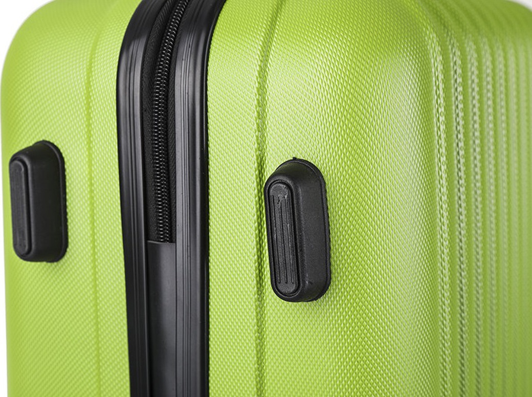 Комплект чемоданов L'Case Krabi из 3 штук 18(S)-22(M)-26(L) Зеленый фото