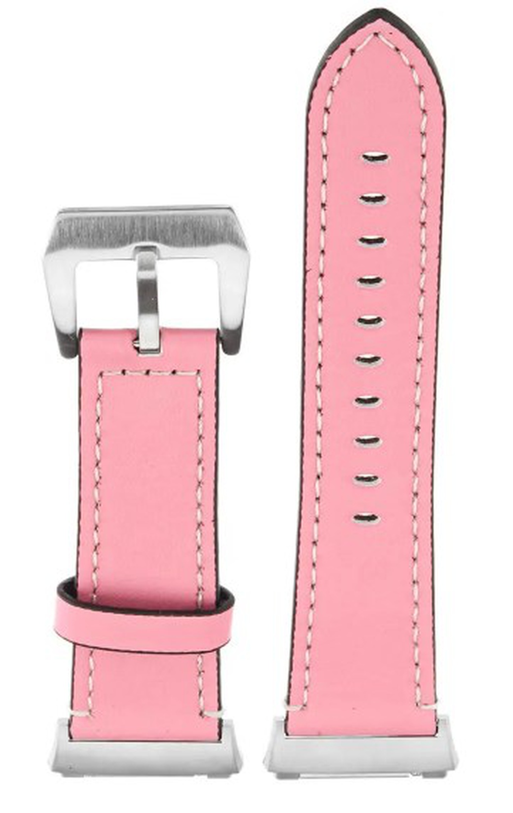 Кожаный ремешок для браслета Fitbit Ionic Fitness Run, розовый фото