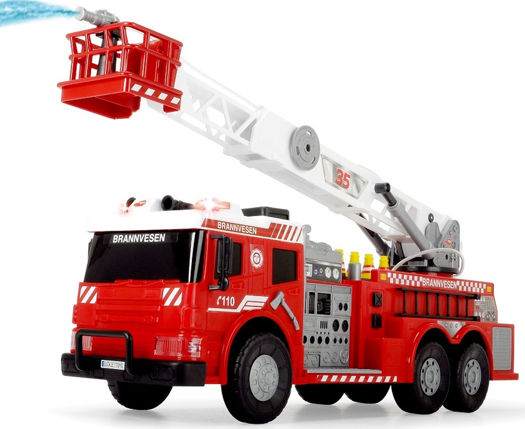 Dickie Пожарная машина с водой со светом, звуком и аксессуарами фото