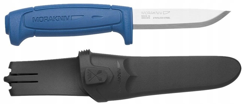 Нож Morakniv Basic углеродистая сталь, синий фото