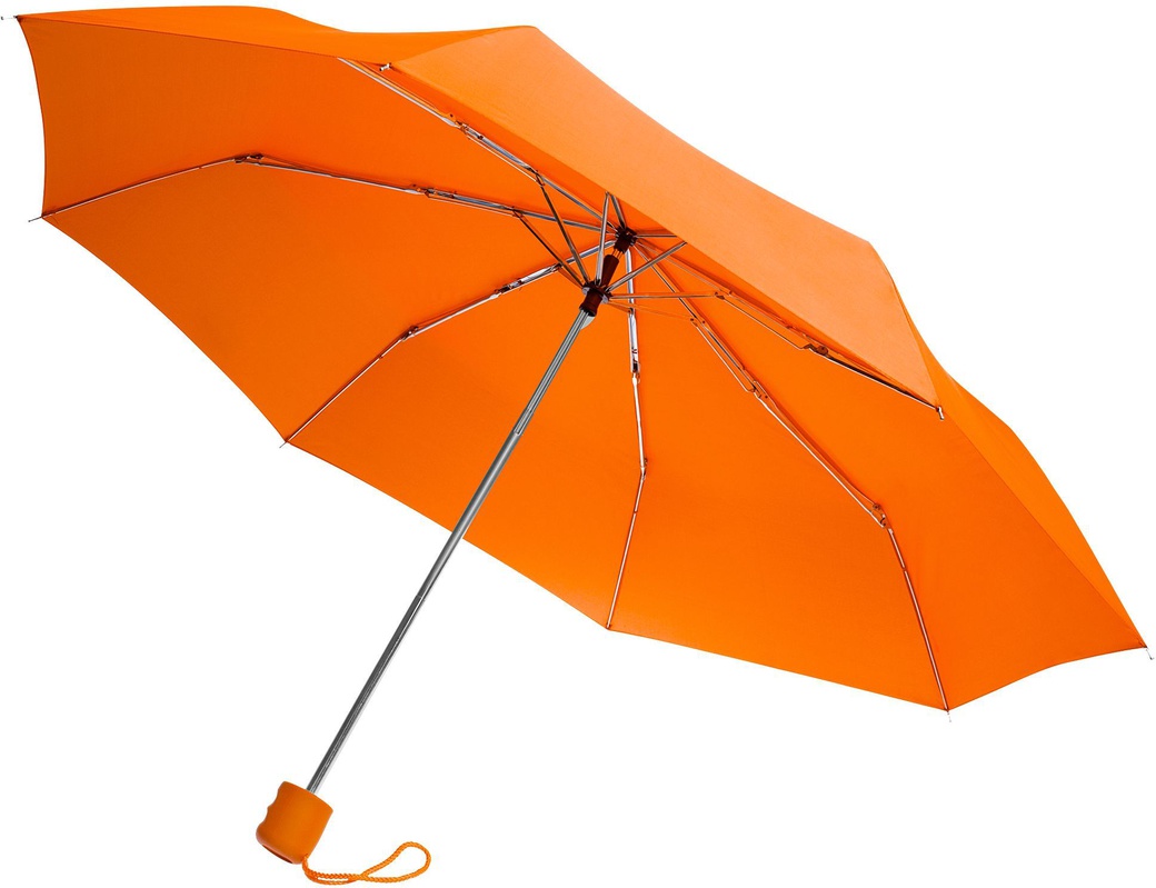 Зонт складной Unit Basic, оранжевый фото