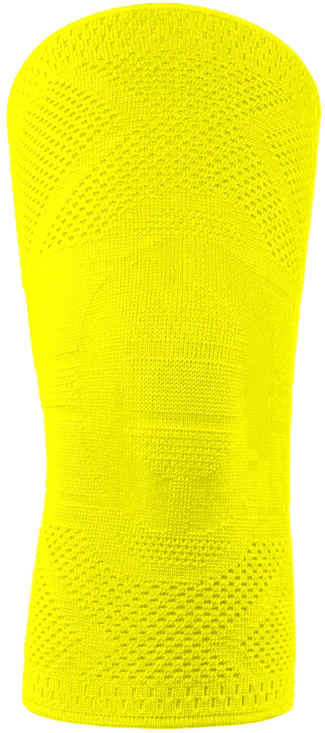 Наколенник эластичный трикотажный с силиконом HABIC, желтый неон, размер 1 фото