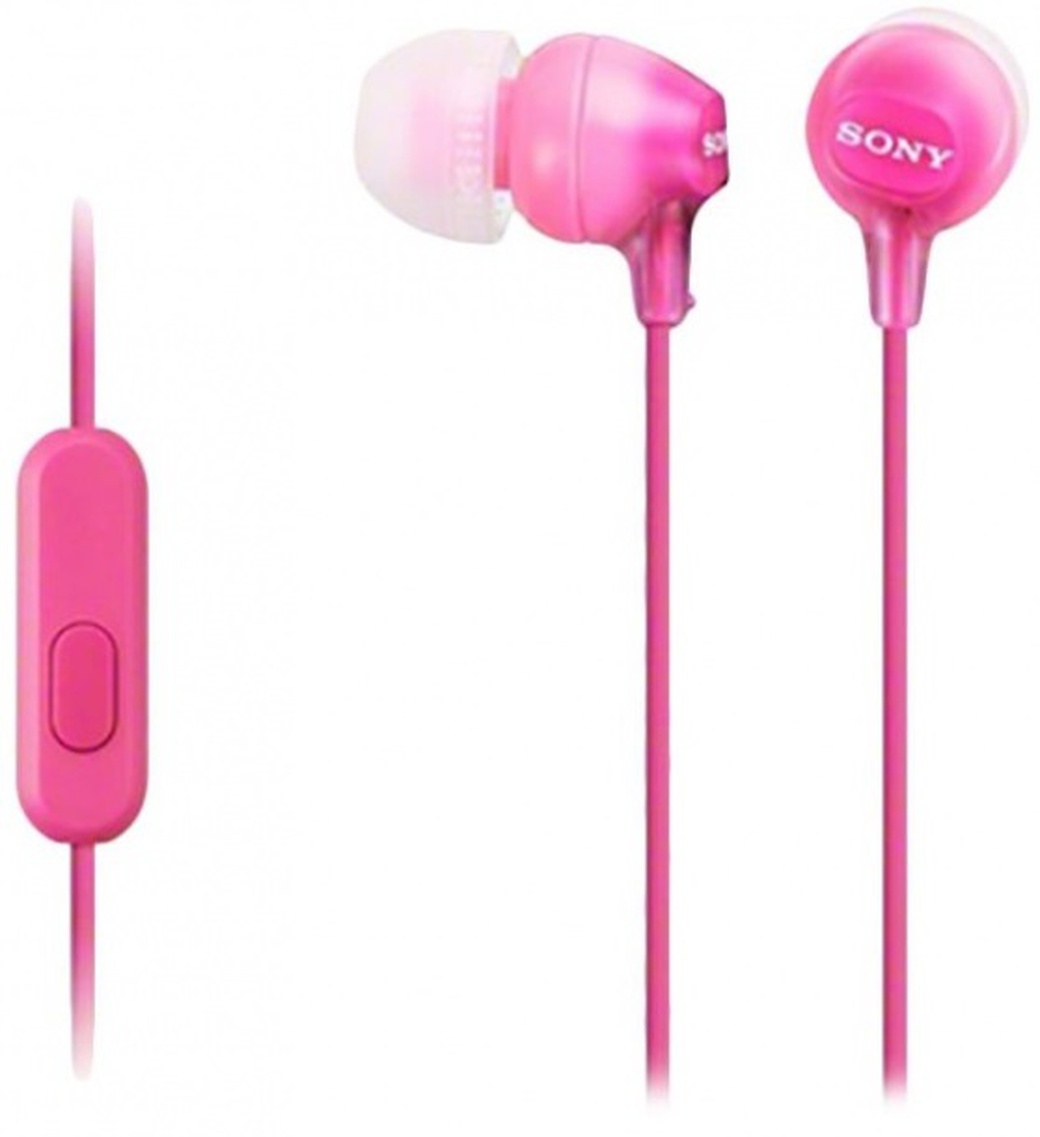 Наушники Sony MDR-EX15AP, розовый фото