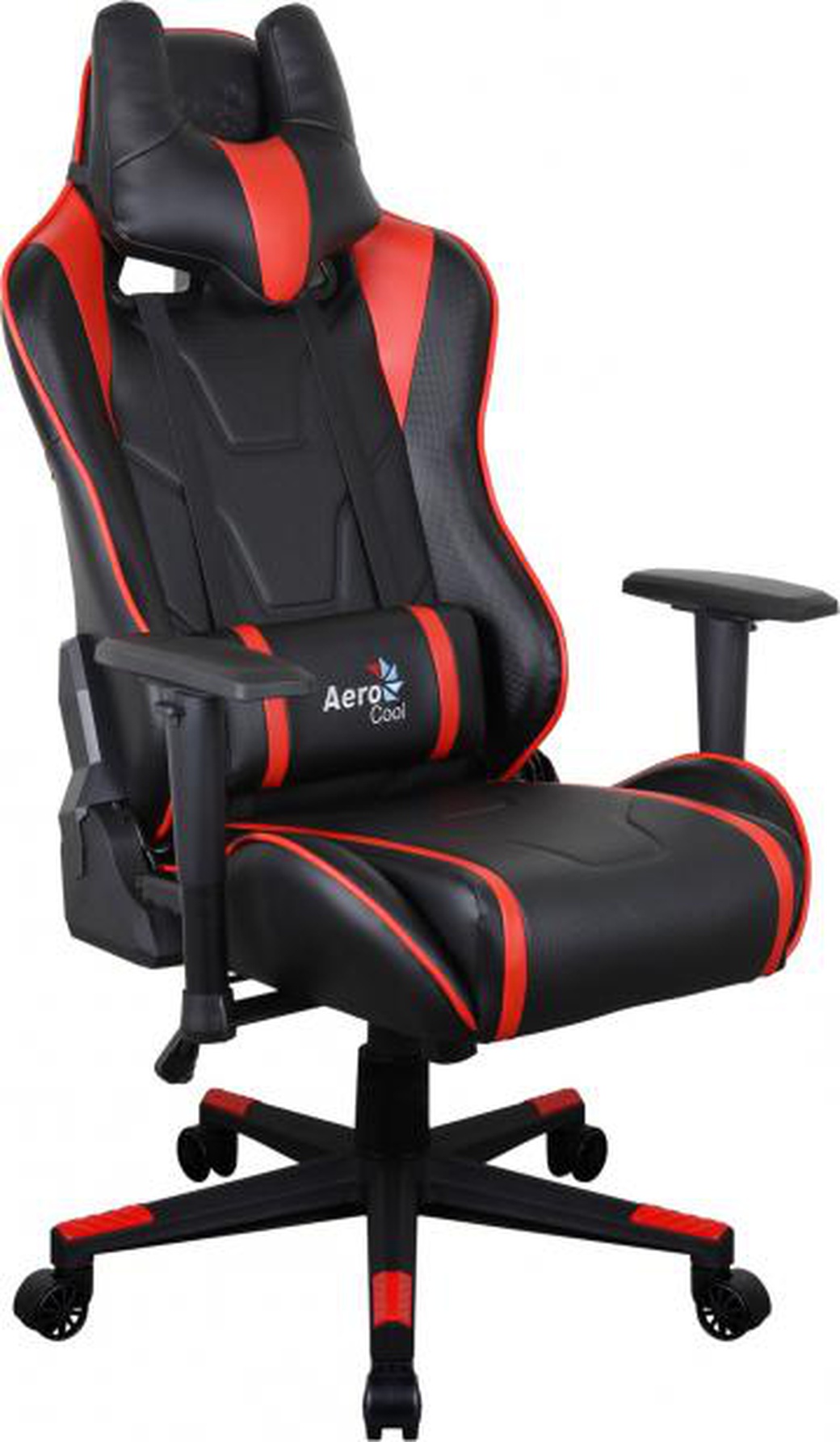 Кресло для геймера Aerocool AC220 AIR-BR черно-красное фото