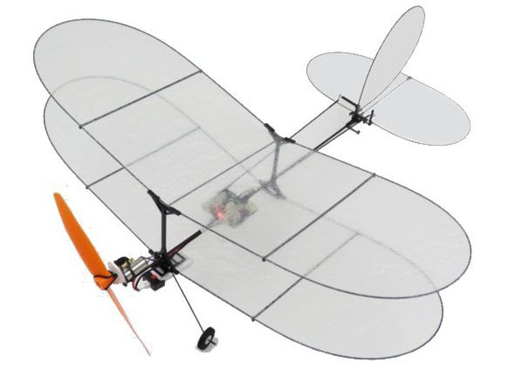Набор для сборки радиоуправляемого самолета Ty Model Black Flyer V2, мотор + пропеллер фото