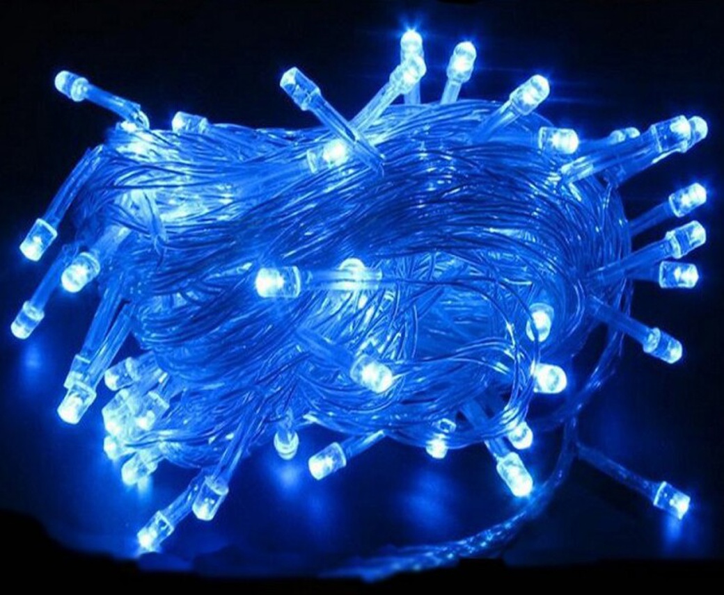 Гирлянда SHLights 120 светодиодов, 12 м, соединяемая (до 20 шт.), уличная, синий LD120-B-E фото