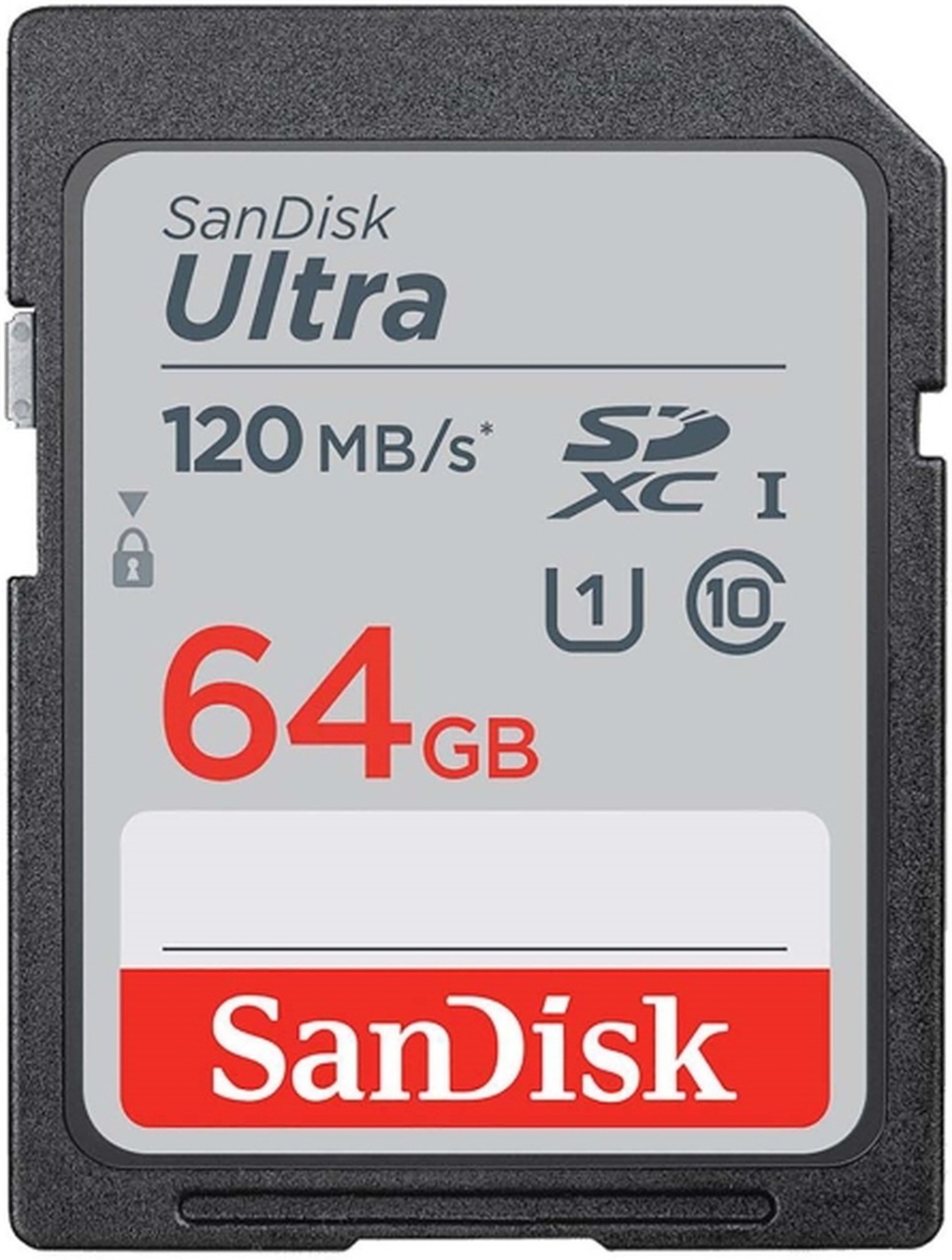 Карта памяти SanDisk SDXC Ultra Class 10 UHS-I (120/10MB/s) 64Gb фото