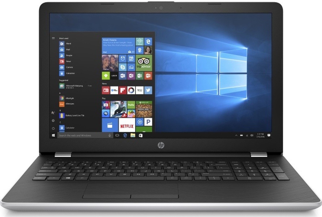 Ноутбук HP 15-bw066ur <2CN97EA> AMD A12-9720P (2.7)/6Gb/1Tb/15.6"FHD/AMD 530 4GB/no ODD/Win10 (серебряный) фото