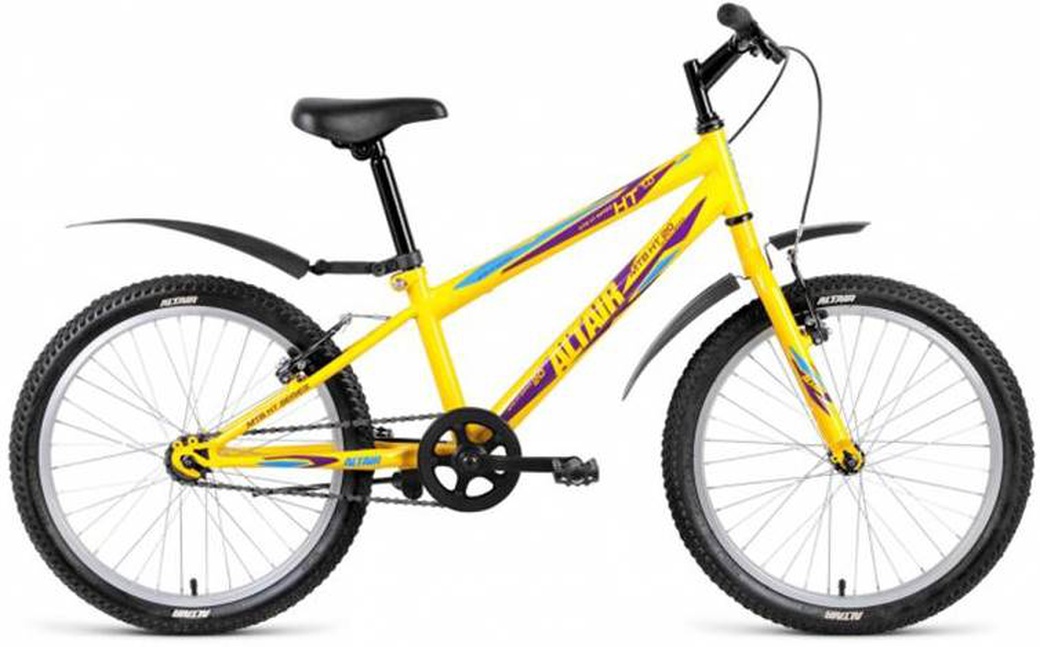 Велосипед 20" Altair MTB HT 20 1.0 1 ск 17-18 г 10.5' Желтый/RBKN8JN01008 фото
