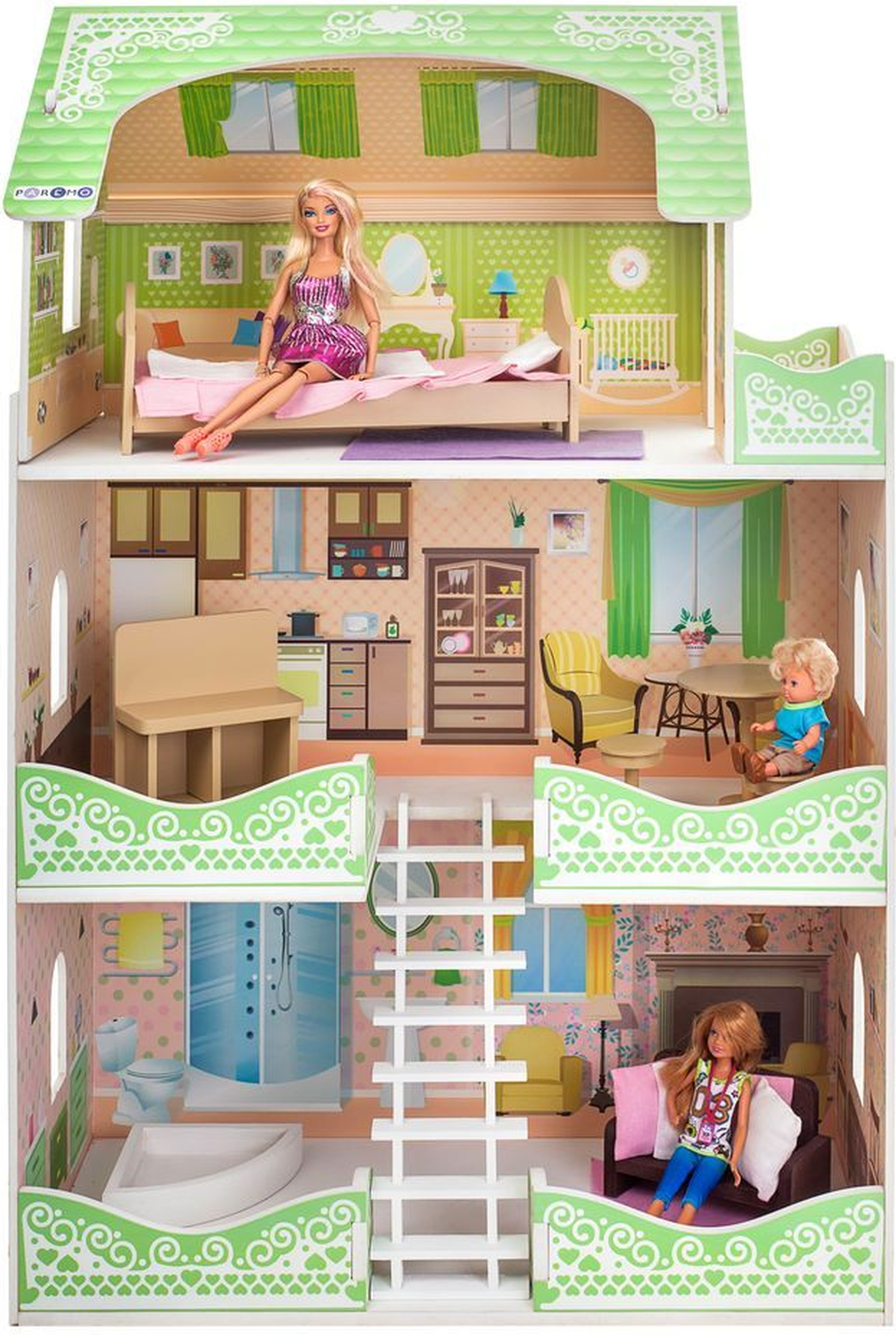 Paremo Кукольный домик Луиза Виф (с мебелью) фото