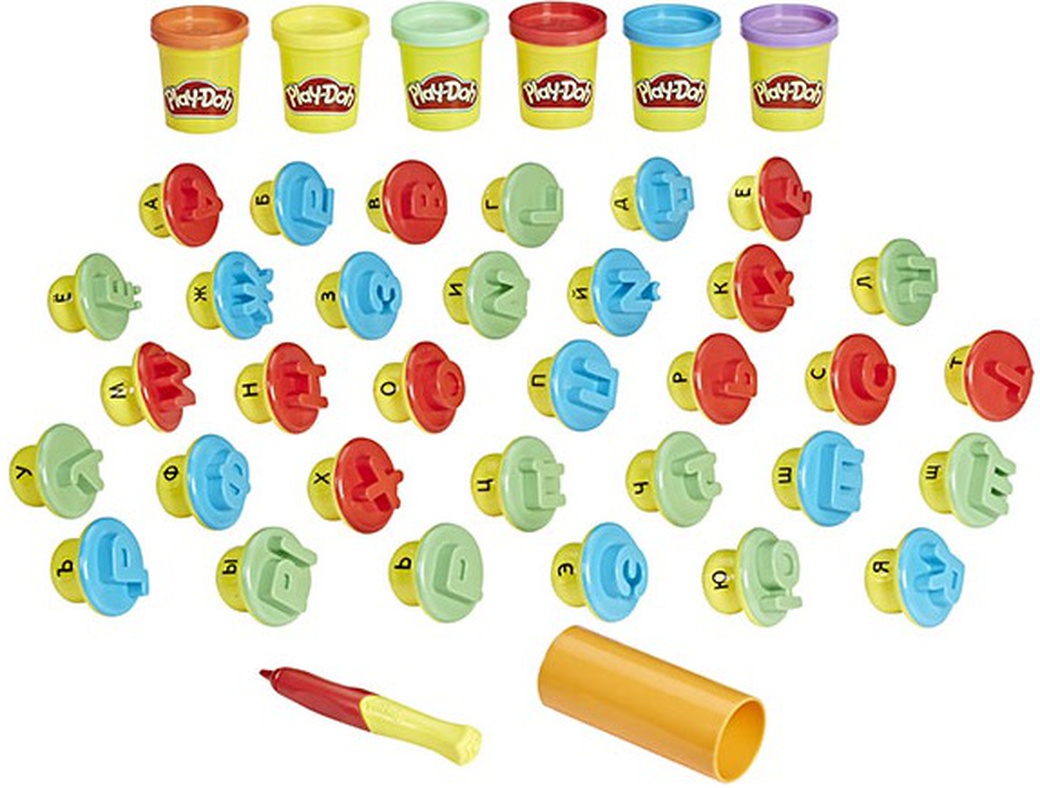 Игровой набор Hasbro Play Doh Буквы и языки фото