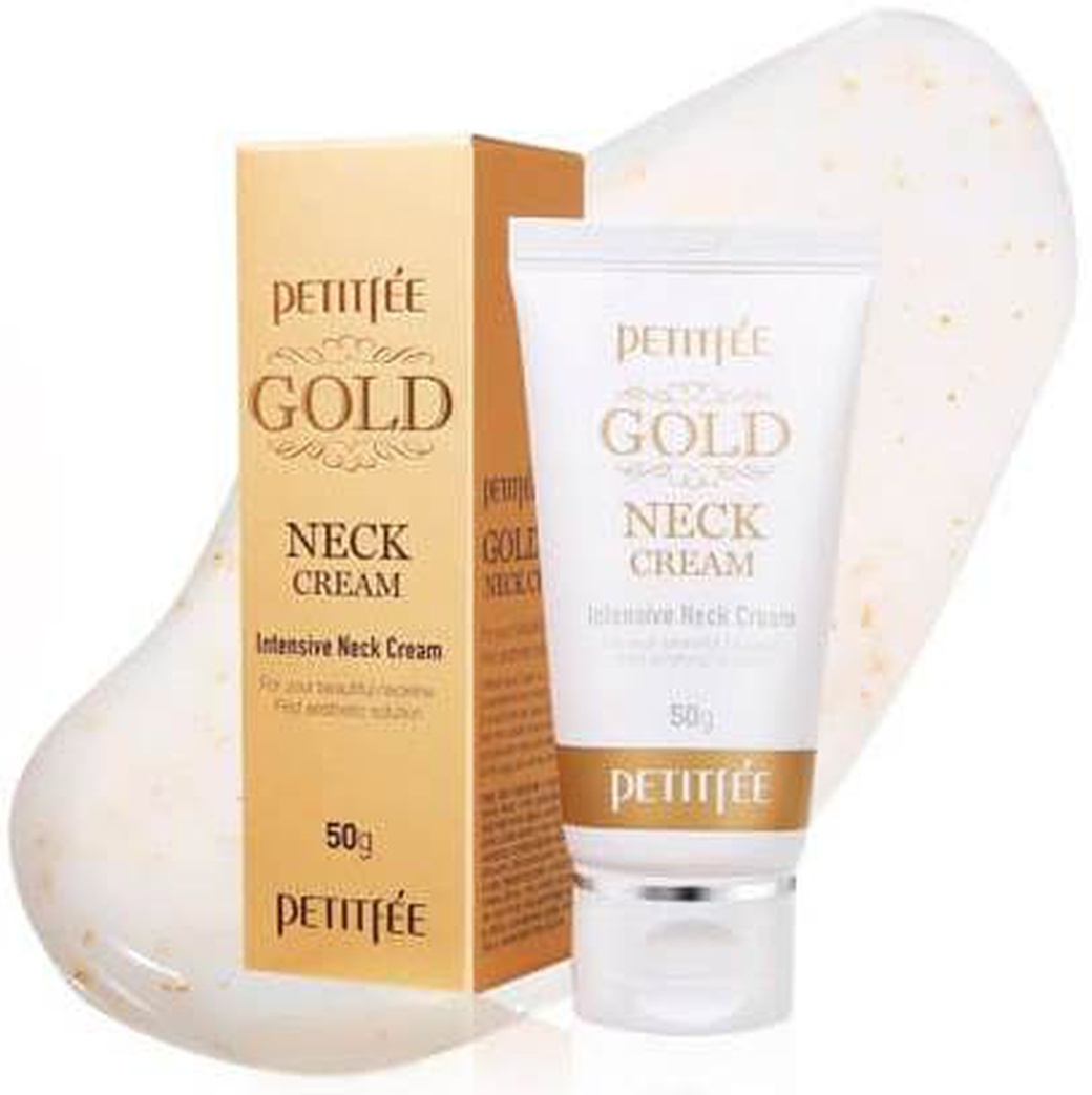 Petitfee Омолаживающий крем для шеи с золотом Gold Neck Cream фото
