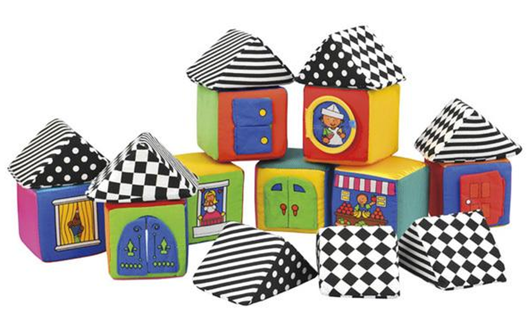 K'S Kids Мягкие кубики в коробке - развивающая игрушка фото