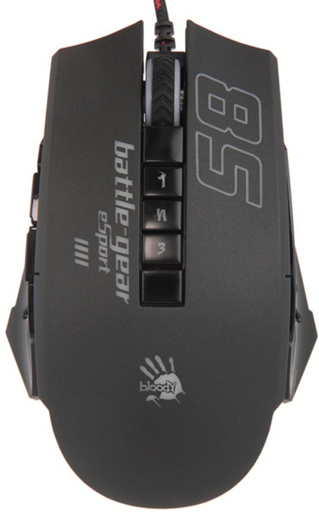 Мышь A4 Bloody P85 Sport черный оптическая (5000dpi) USB2.0 игровая (8but) фото