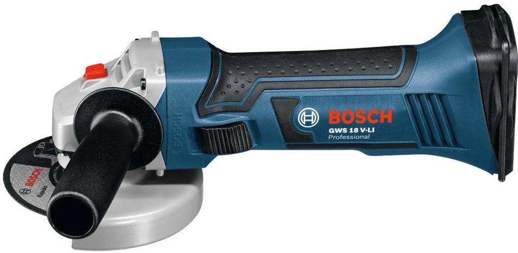 Углошлифовальная машина (болгарка) Bosch 060193A307 GWS 18-125 V-LI без акк. и зу. (0.601.93A.307) 18В 125мм 10000об/ми фото