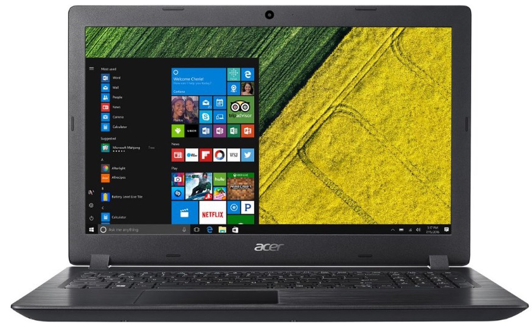 Ноутбук Acer Aspire A315-21-63VF (A6 9220e/4Gb/SSD128Gb/AMD Radeon R4/15.6"/FHD (1920x1080)/Windows 10) черный фото