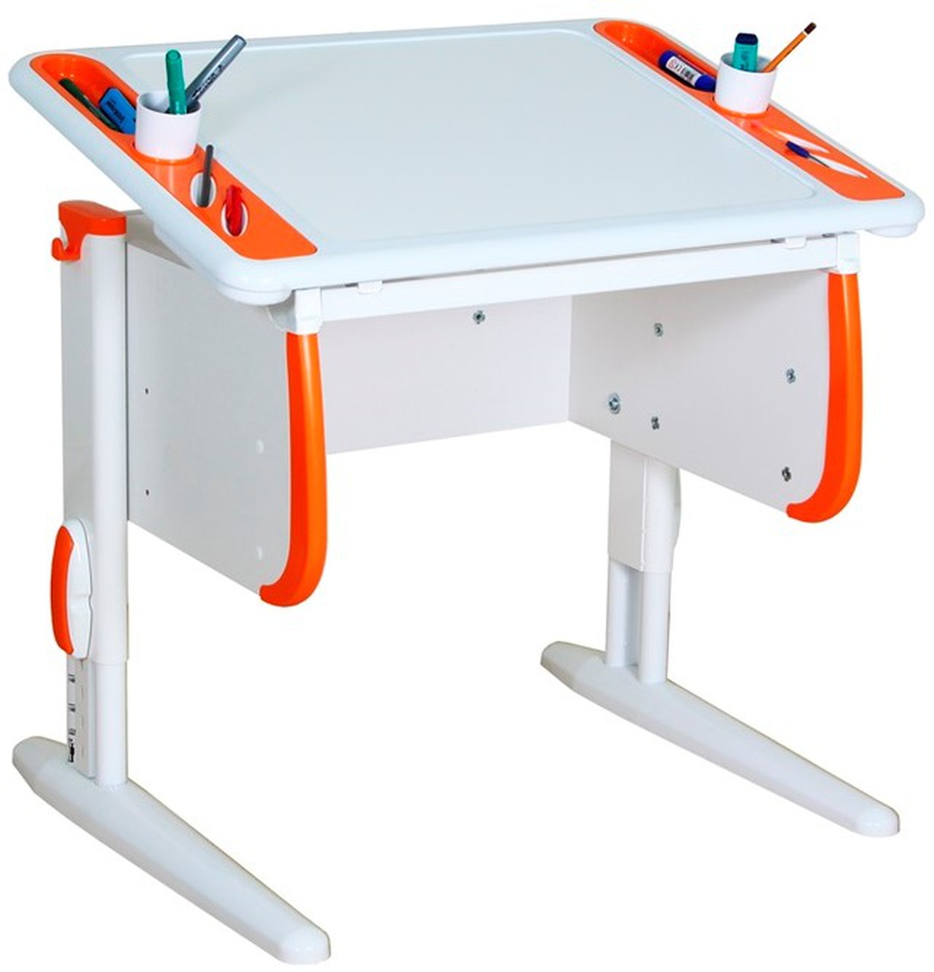 Дэми стол универсальный СУТ.25, (бел оранж) фото