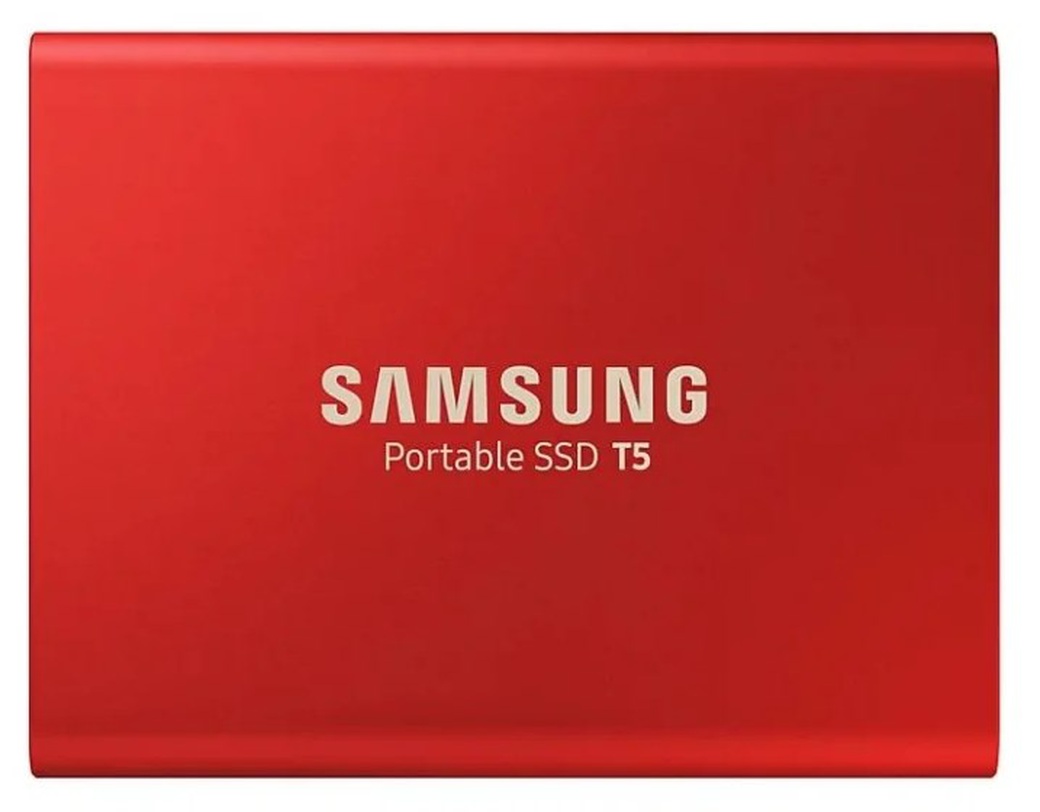 Накопитель SSD Samsung Portable T5 500Gb USB 3.1 MU-PA500R/WW красный фото