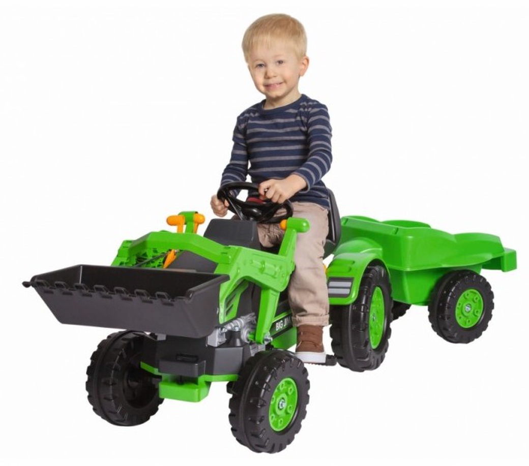 Детский педальный трактор с прицепом 800056516 фото