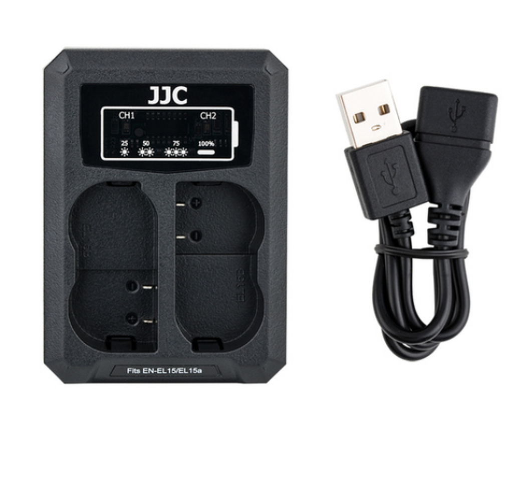Зарядное устройство JJC DCH-ENEL15 USB (for Nikon EN-EL15/EN-EL15a/EN-EL15b Battery) фото