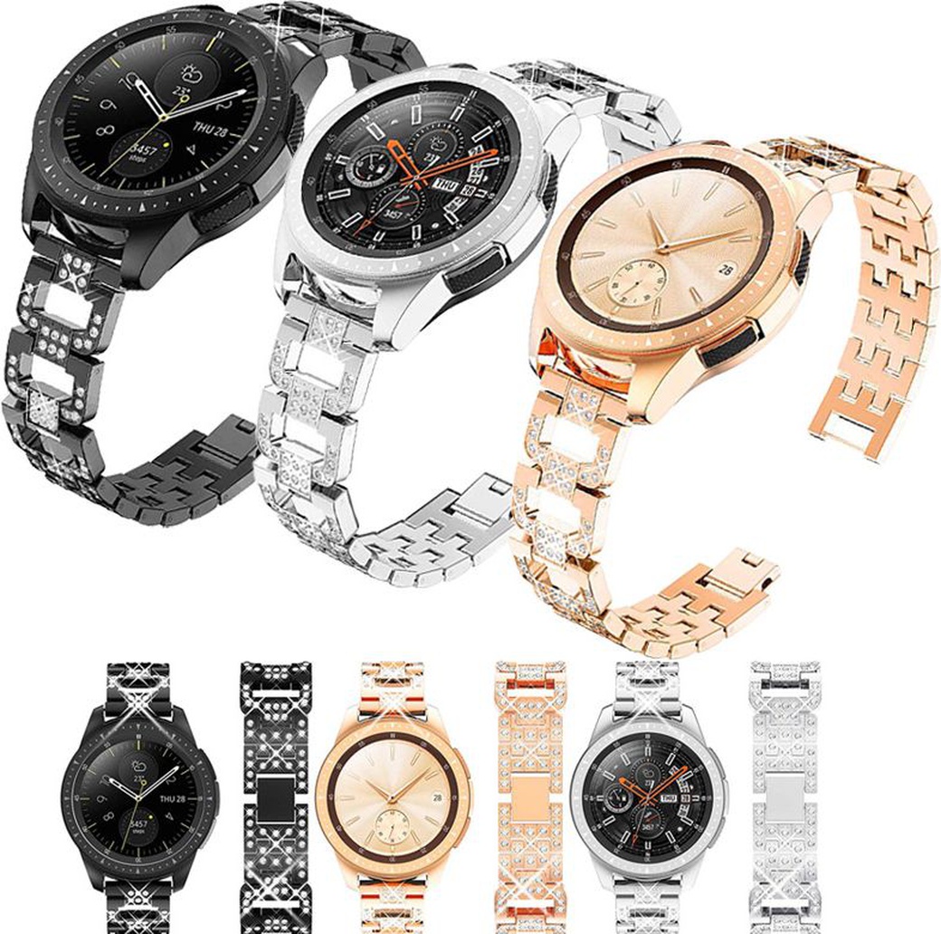 Ремешок Bakeey для часов Samsung Galaxy Watch 42/46 мм S2/S3 Active2, 22 мм, черный фото
