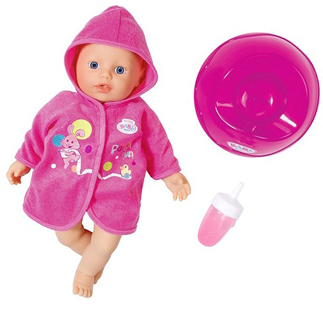 BABY born Кукла быстросохнущая с горшком и бутылочкой, 32 см Zapf Creation 823-460 фото