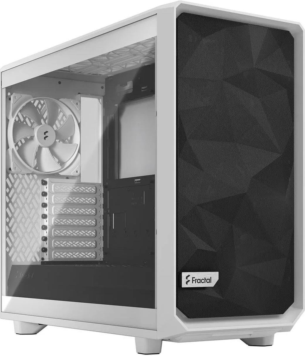 Компьютерный корпус Fractal Design Meshify 2 LiteTG Clear Tint, белый фото