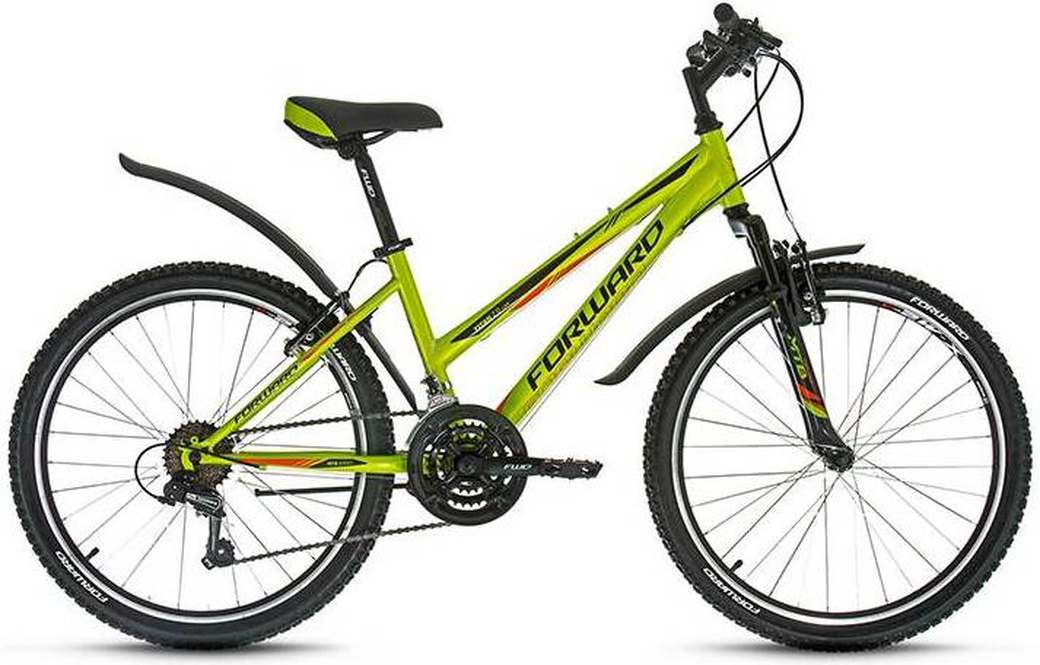 Велосипед 24" Forward Titan 2.0 low 18 ск 17-18 г 13' Зеленый RBKW8JN4P015 фото