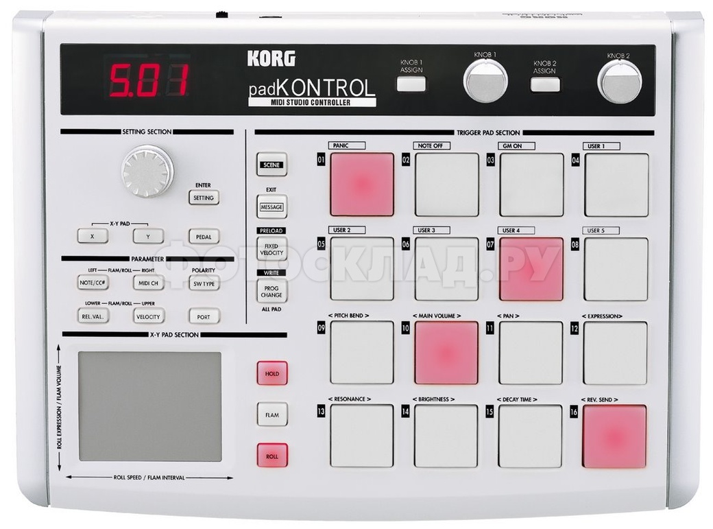 Барабанный MIDI контроллер Korg Padkontrol KPC1 фото