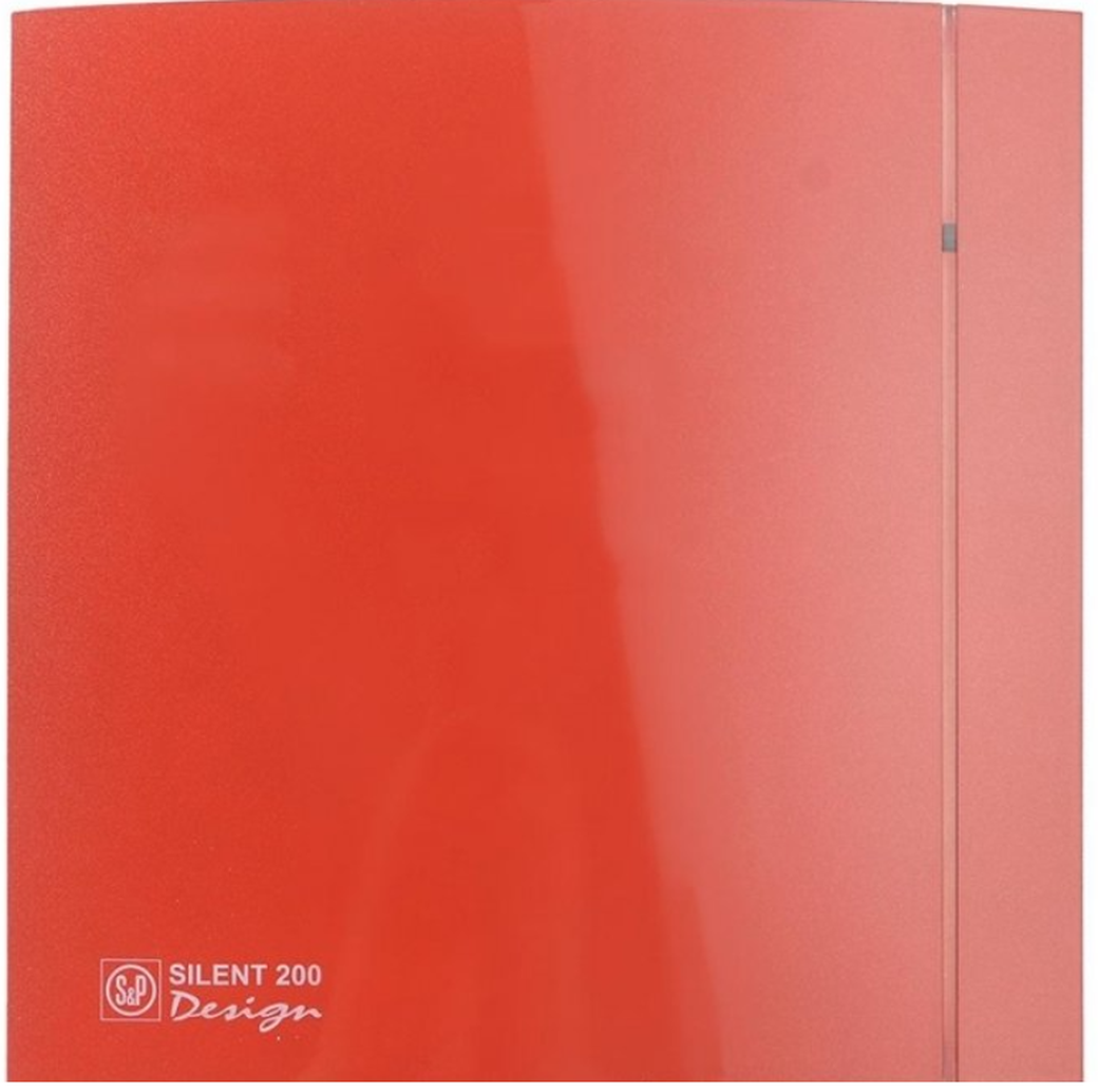 Вентилятор вытяжной Silent-200 CZ Red Design 4C фото