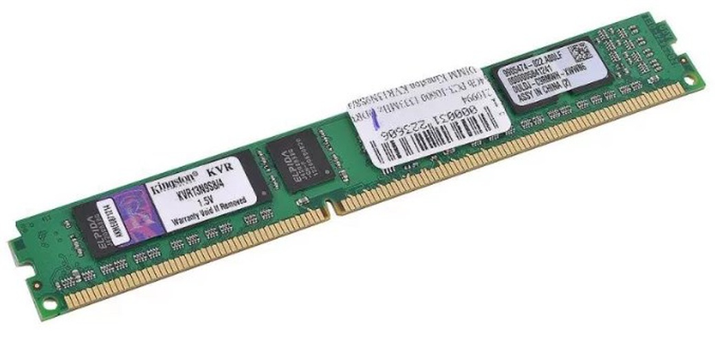 Память оперативная DDR3 4Gb Kingston 1333MHz KVR13N9S8/4 RTL PC3-10600 CL9 DIMM 240-pin 1.5В фото