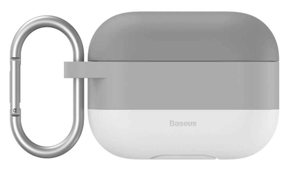 Чехол Baseus, силиконовый с градиентом, для Apple Airpods 3 / Airpods Pro, серый фото