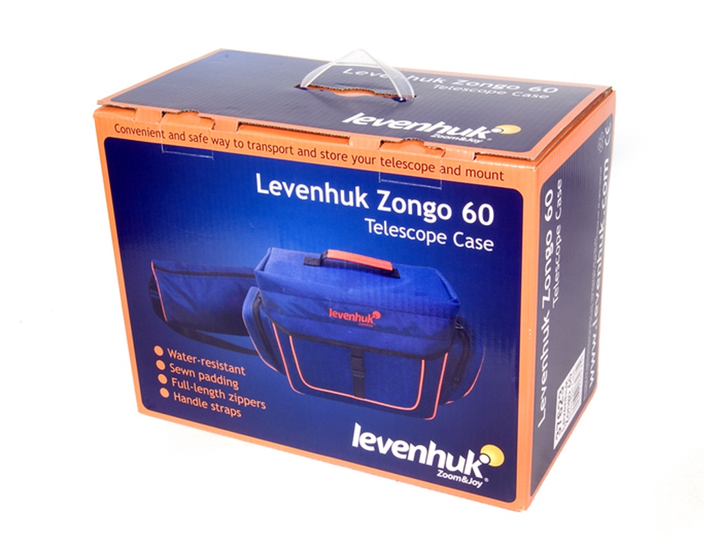 Сумка Levenhuk Zongo 60 для телескопа, синяя малая фото