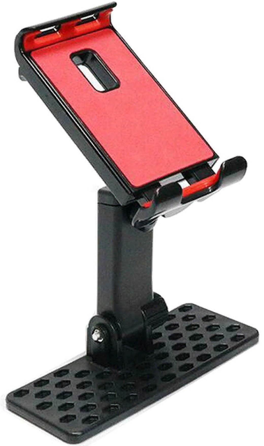 Держатель настольный телескопический для смартфона или планшета, красный фото