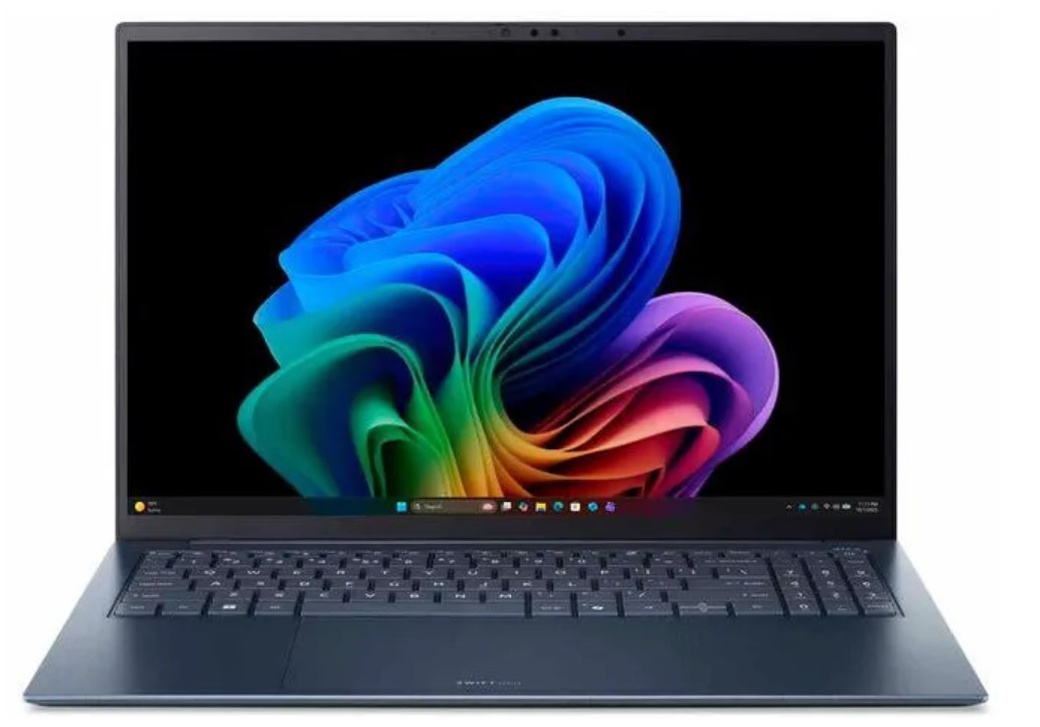 Ноутбук Acer Swift Edge 16 AI SFE16-I51-76RR (Intel Core Ultra 7 355/16Gb/SSD512Gb/Intel Graphics/16"/OLED/2.8K/2880x1800/без ОС/blue) фото