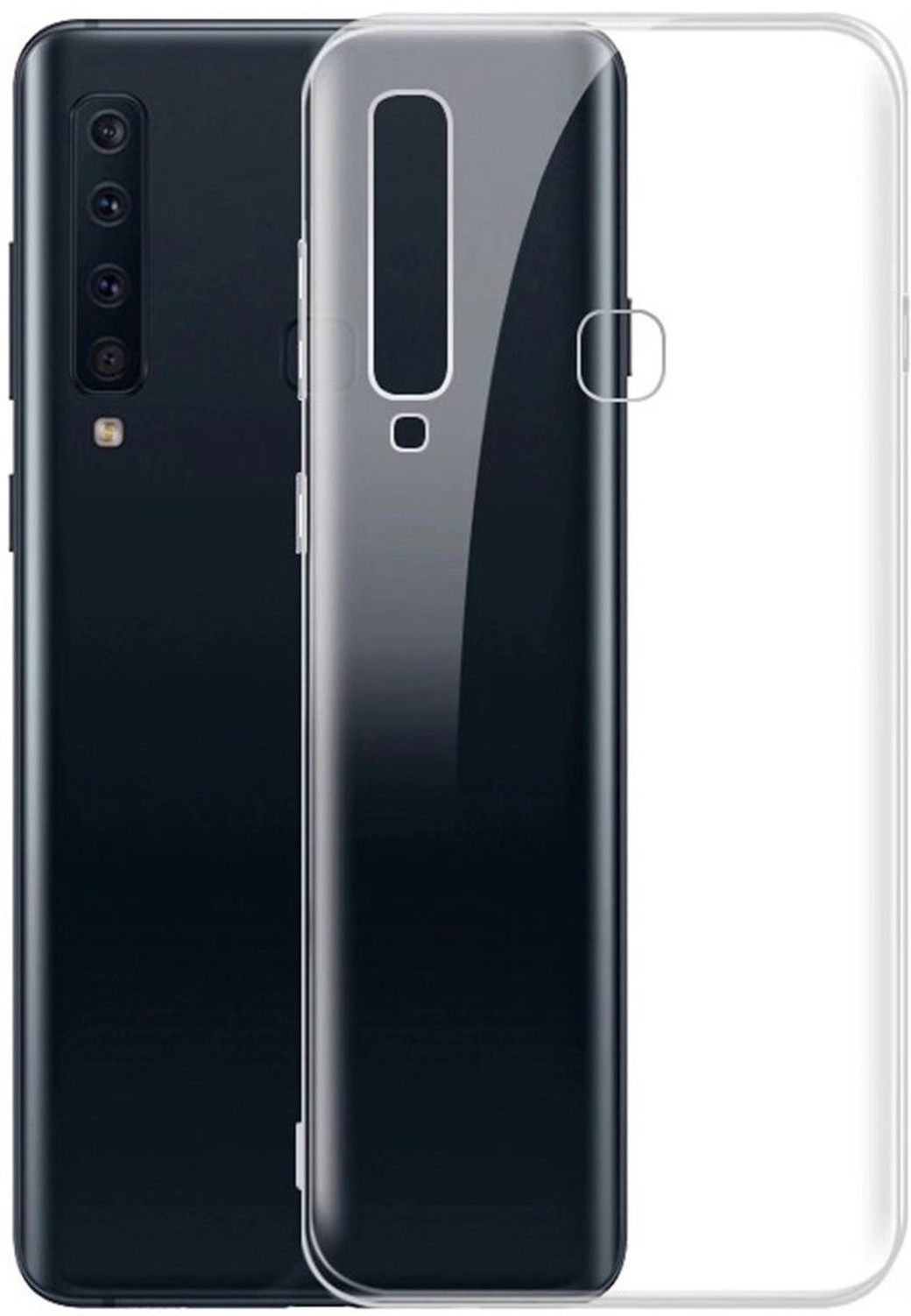 Чехол для смартфона Samsung Galaxy A9 (2018) Silicone iBox Crystal (прозрачный), Redline фото