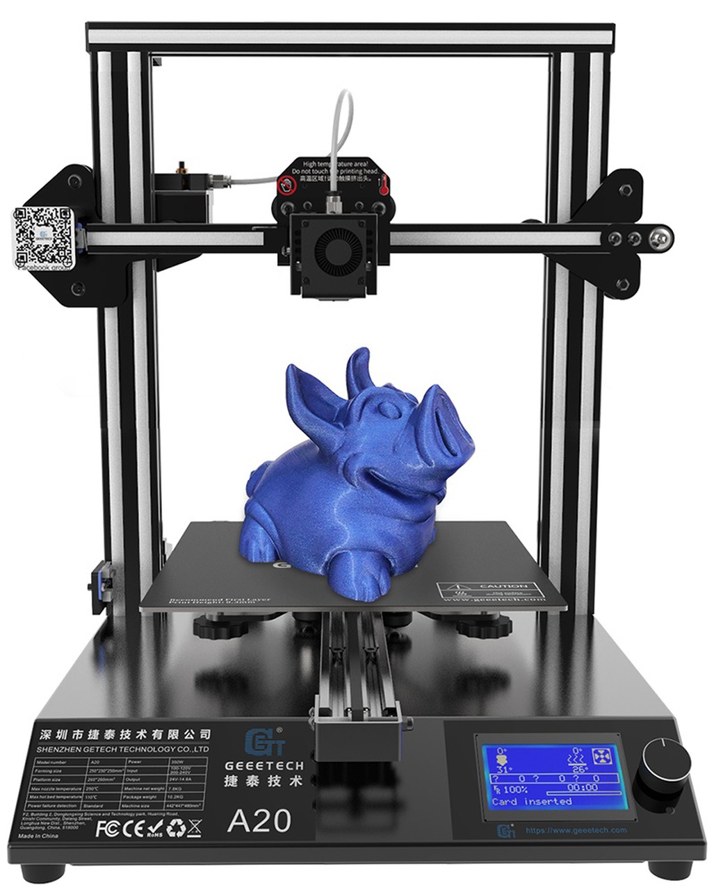 3D принтер Geetech A20 с пультом дистанционного управления фото