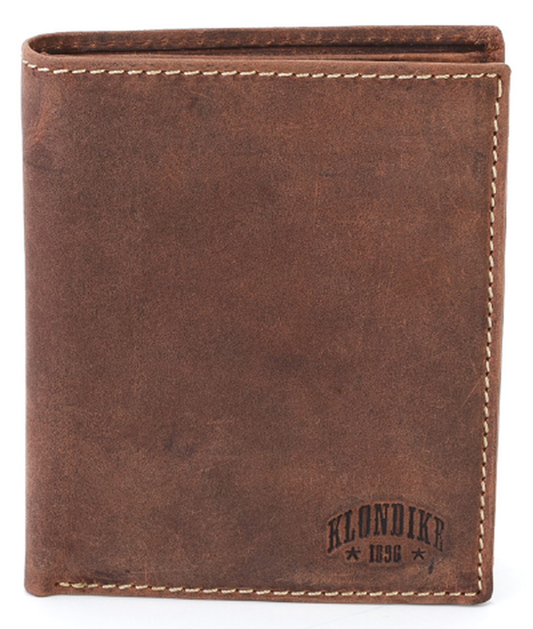 Бумажник Klondike Yukon, коричневый, 10х2х12,5 см фото