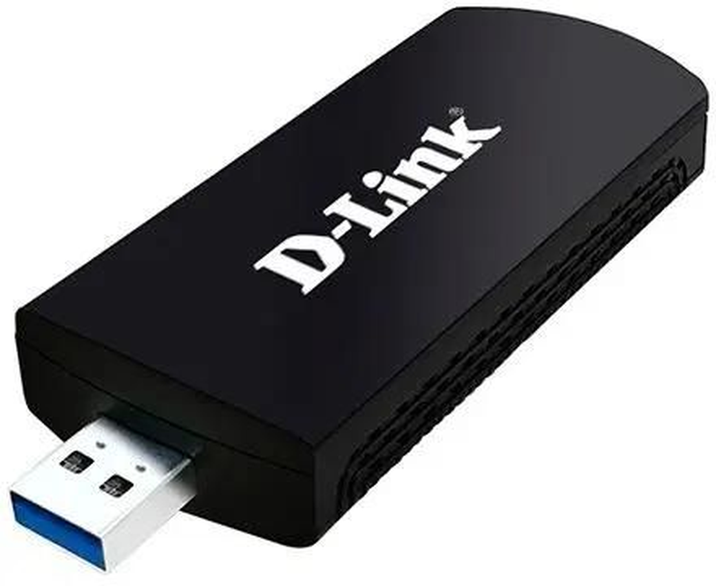 Wi-Fi адаптер D-link DWA-192/RU, черный фото