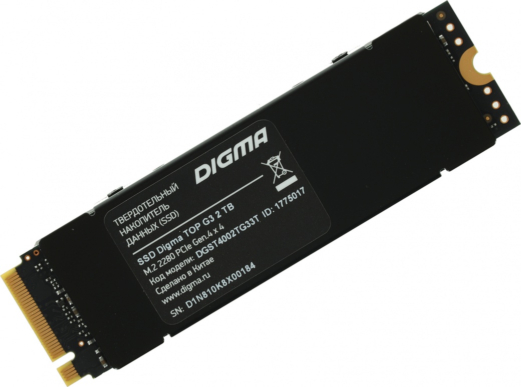 Жесткий диск SSD M.2 Digma Top G32Tb (DGST4002TG33T) фото