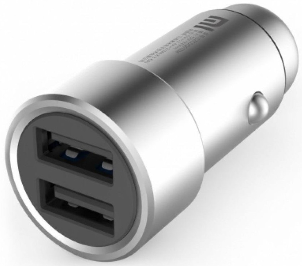 АЗУ Xiaomi Car Quick Charger 2USB Silver (GDS4092CN) фото